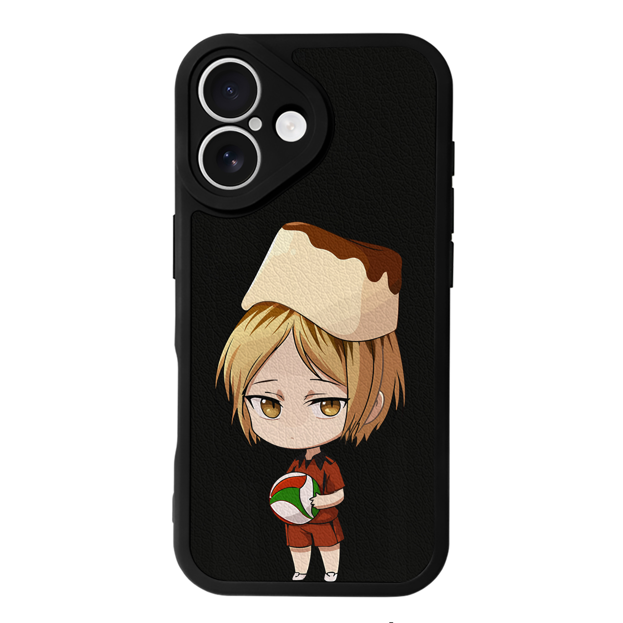 （画像用） ハイキュー!! Haikyu!! 【iPhone 16シリーズ対応】シリコンスマホケース（レザー調） 材質：シリコン